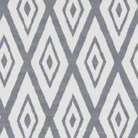 Lalu Ikat Indigo Linen Ikats Suzanis Fabric Collection Bhl