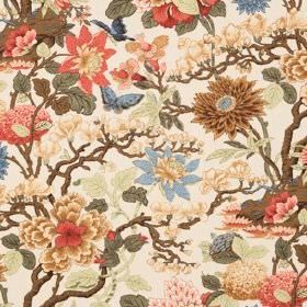 Magnolia - Cream Blue - Originals Fabric Collection ( GPJB-R1351-4)