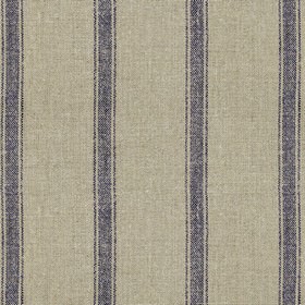 Angus Linen Stripe Nordic - Navy - Tinsmiths