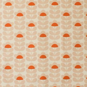 Curtains Orla Kiely Sweet Pea Orange Pencil Pleat Eyelet Tab Top Ebay