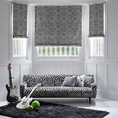 Black and White Fabric Collection | Clarke and Clarke | Curtains ...