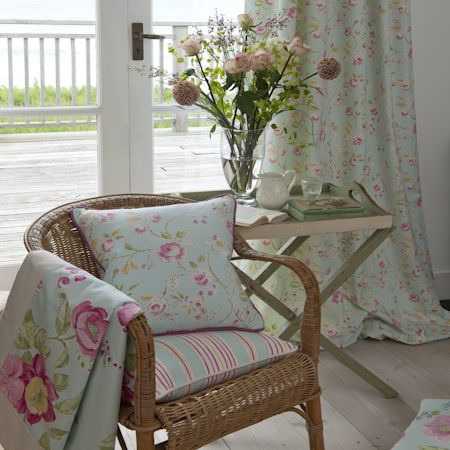 Door Curtain from Clarke & Clarke's Romance fabric collection