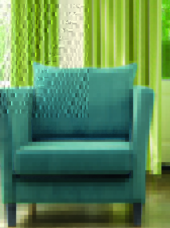 Eden Micro Velvet Olive Green Fibre Naturelle Curtain Upholstery Fabric 